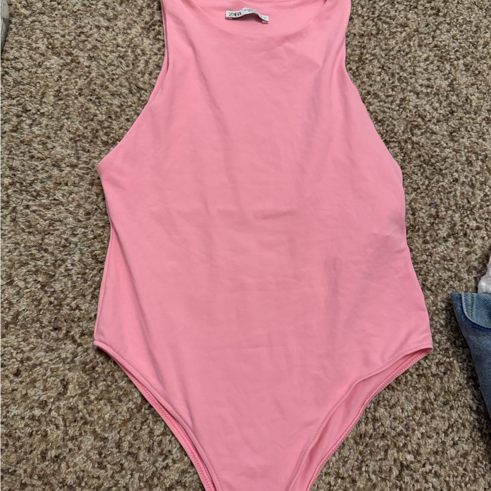 Zara Pink Bodysuit One Piece